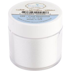 Elizabeth Craft Designs Silk Microfine Glitter, 14-gram, Cool Diamond
