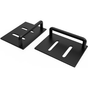 One Set (2) of C Striker Plates # 77544 Fit for LEER Truck Cap 100XL / 100LE / 100XQ Rear Door Latch