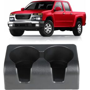 munirater Bench Seat Cup Holder Insert Drink Black Replacement for 2004-2012 Colorado Canyon 19256630