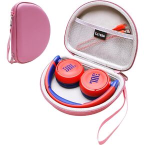 LTGEM EVA Hard Case for JBL JR300BT / Jr310BT, Sony MDR-ZX110 / MDRZX110NC / MDR-ZX310AP Wireless On-Ear Headphones - Red