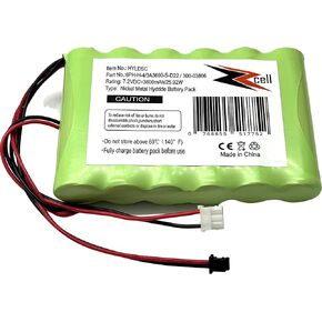ZZcell® Battery Replacement for DSC Impassa SCW9057 Control Panel, 6PH-H-4/3A3600-S-D22, ADT Wireless Alarm Systems and Honeywell 300-03866, Lynx 5100, 5200, 5210, Touch 7000, LYNXRCHKIT-SHA