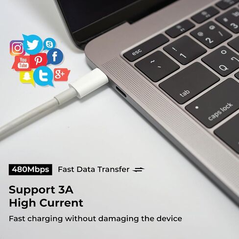 3.3 ft USB A to USB C Cable for Apple iPhone 15 Car CarPlay - Fast Charging and Syncing Cord for iPhone 15/15 Pro Max/15 Plus, iPad Pro 11/iPad Pro 12.9/Samsung/PC/MacBook, and More USB C Devices in Saudi Arabia