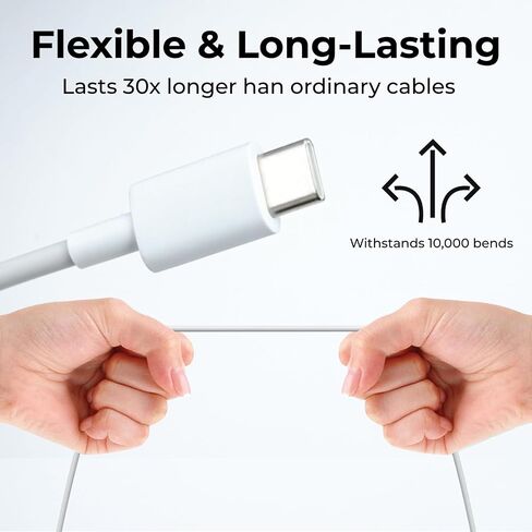 3.3 ft USB A to USB C Cable for Apple iPhone 15 Car CarPlay - Fast Charging and Syncing Cord for iPhone 15/15 Pro Max/15 Plus, iPad Pro 11/iPad Pro 12.9/Samsung/PC/MacBook, and More USB C Devices in Saudi Arabia