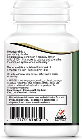 Moducare Daily Immune Support, Plant Sterol Dietary Supplement, 180 Vegetarian Capsules (Packing May Vary) in Saudi Arabia