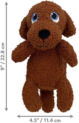 KONG Comfort Pups Low Stuffing Plush Fur and Crinkly Noise with Squeaker (Small, Pierre) in Saudi Arabia
