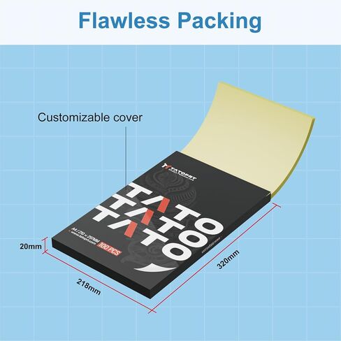 Tattoo Transfer Paper Thermal Tattoo Stencil Printer Paper 100 Sheets A4 Size Temporary Tattoo Tracking Paper for Tattooing in Kuwait