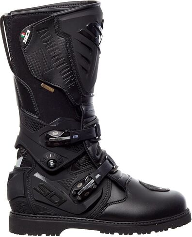 SIDI | Touring Motorcycle Boots, Professional Motocross Boots for Men ADVENTURE 2 GORE-TEX, Micro-Adjustable and Replaceable Buckles, Flex System, Velcro Strap in Kuwait