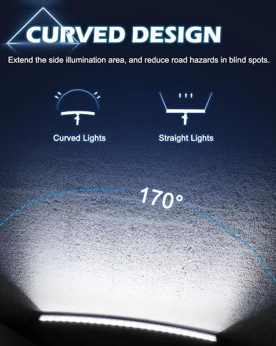 CO LIGHT LED شريط إضاءة 52 بوصة 120 واط 35000 لومن ثلاثي الصفوف بقعة ضوء الفيضانات أضواء القيادة على الطرق الوعرة مع تسخير الأسلاك سطوع عالي للشاحنات SUV ATV UTV Marine in Saudi Arabia