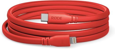 RØDE SC19 USB-C to Lightning Cable (1.5m, Red) in Saudi Arabia