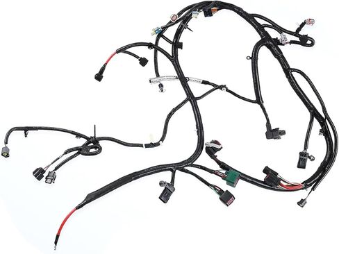 مجموعة أسلاك المحرك تحل محل أسلاك السيارة 5C3Z-12B637-BA 5C3Z12B637BA المتوافقة مع محرك Ford Super Duty 6.0L 2005-2007 in Kuwait