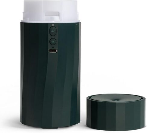 Saje Aroma Wander, Portable Ultrasonic Essential Oil Diffuser, Cordless & Rechargeable, 1.7 fl oz Capacity (Forest Green) in Saudi Arabia
