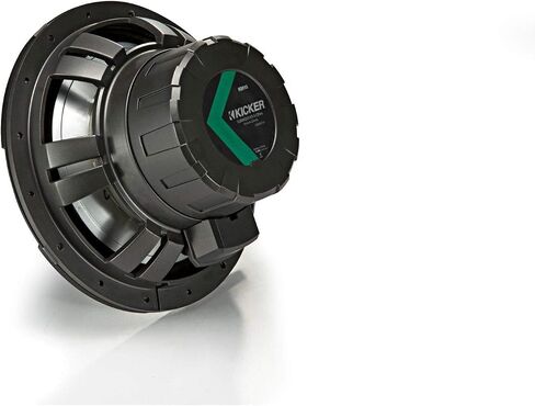 مضخم صوت KICKER 45KMF104 مقاس 10 بوصات مقاوم للطقس لتطبيقات Freeair 4 أوم 45KMG10W شبكة LED مقاس 10 بوصات (أبيض) in Saudi Arabia