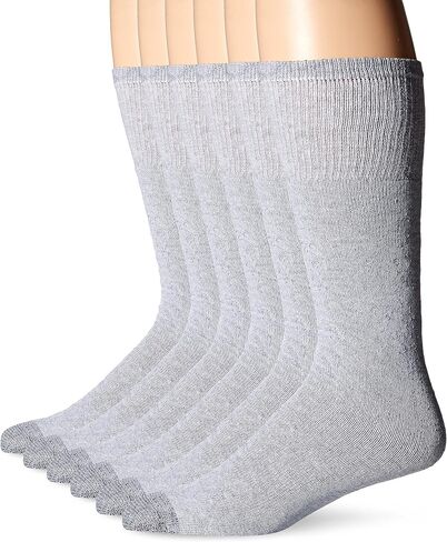 Fruit of the Loom mens Value Everyday Cushioned Casual Socks - 12 Pair Pack in Saudi Arabia