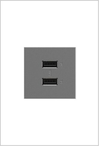 (عبوة من 4) منافذ USB ARUSB2AC6W4 كاملة الحجم سريعة الشحن، أبيض in Kuwait