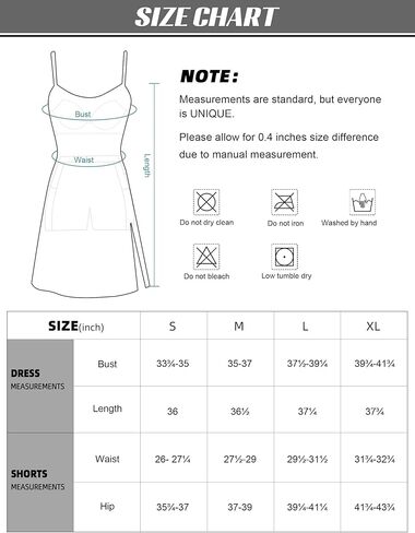 فستان Lingswallow الرياضي النسائي مع شورت مدمج وحمالة صدر بدون ظهر وفساتين جولف للتمرين مع جيوب in Kuwait