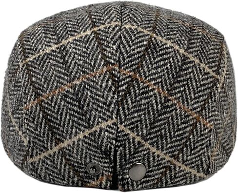 Plaid Flat Caps Hats for Men Herringbone Newsboy Golf Cap Beret Ivy Caps for Driving Hunting Fishing in Kuwait