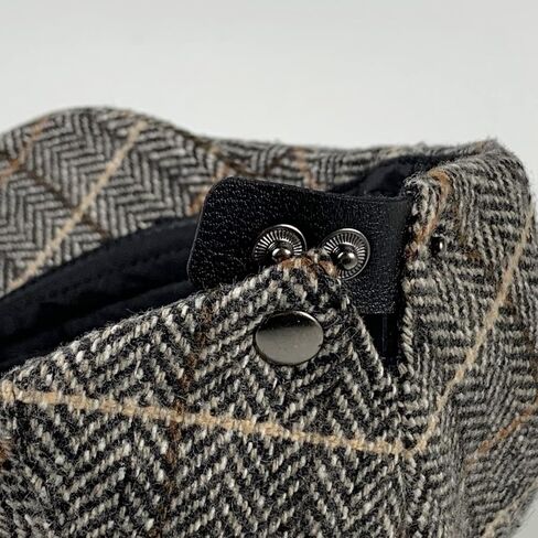 Plaid Flat Caps Hats for Men Herringbone Newsboy Golf Cap Beret Ivy Caps for Driving Hunting Fishing in Kuwait