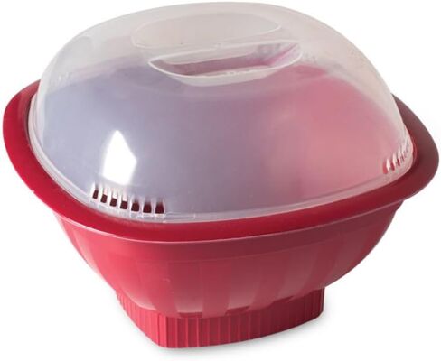 Nordic Ware Microwave Popcorn Popper, 12 Cup, White in Saudi Arabia