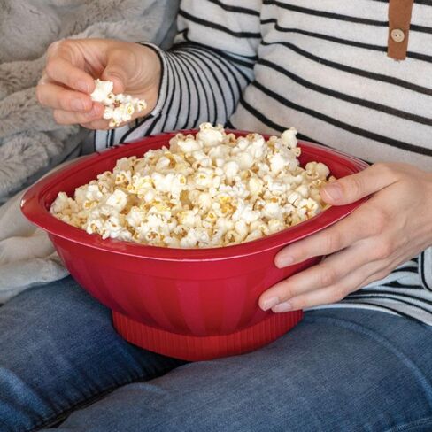 Nordic Ware Microwave Popcorn Popper, 12 Cup, White in Saudi Arabia