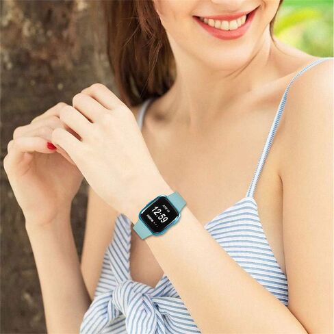 JOYOZY Genuine Leather Bands Compatible Fitbit Versa /Versa2 &New Fitbit Versa Lite Smartwatch,Fitbit Versa Wristband Replacement Accessories Fitness Straps Bands Women Men in Saudi Arabia