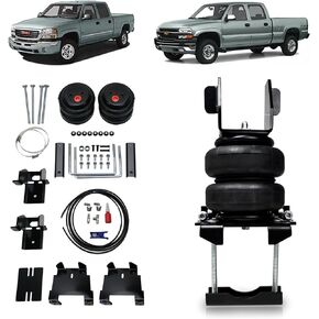 مجموعة تعليق أكياس الهواء الزنبركية VIGOR متوافقة مع 2007-2018 Chevy Silverado 1500 وGMC Sierra 1500 Pickups، استبدال TOW-BB-GM07، ما يصل إلى 5000 رطل من سعة تسوية الحمل in Kuwait