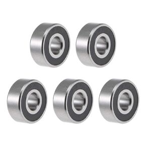 uxcell 1605-2RS Deep Groove Ball Bearings Z2 5/16 X 29/32 X 5/16inch Double Sealed Chrome Steel 5pcs