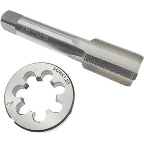 M28 x 1.25 مجموعة قوالب الصنبور RH اليد اليمنى M28x1.25 أداة اللولبة واللولبة آلة مخددة مستقيمة، M28 x 1.25 صنبور الخيط والقالب الدائري M28 x 1.25 الصنبور والقالب RH in Kuwait