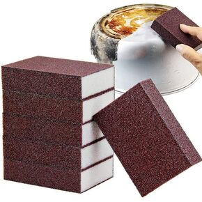 5 Pack Nano Carborundum Sponge, Emery Sponge Brush Eraser Scrub, Kitchen Magic Cleaning Sponge for Removing Rust Cleaning Pots and Pans, 2022 New Household Stainless Steel Cleaning Tool