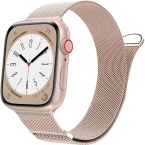 Compatible with Apple Watch Band, Milanese Loop for Apple Watch Band 38mm 40mm 41mm 42mm 44mm 45mm 49mm, Compatible Apple Watch Series 9, Ultra 2, SE, Ultra, 8 7 6 5 4 3 2 1