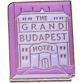 The Grand Budapest Hotel Memoir Book Movie 1" Enamel Pin Badge