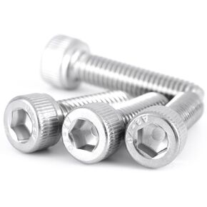 M4-0.7 * 16mm Socket Head Cap Screw,Metric Socket Bolt,Full Thread,Allen Hex Drive, Bright Finish, Machine Thread, Coarse Thread UNC, 304 Stainless Steel (M4 x16mm-100pcs)