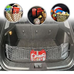 Envelope Style Automotive Elastic Trunk Mesh Cargo Net for Chevrolet Trax 2024 - Premium Trunk Organizer and Storage - Luggage Net for Crossover - Best Car Organizer for Chevrolet Trax