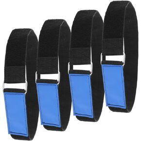 Ladder Rack Tie Down Straps Reusable Straps Adjustable with Nylon Hook and Loop Multipurpose Securing Straps for Ladder RV Truck or Boat 33''x 2’' Pack 4