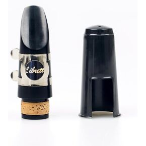 Libretto Clarinet Mouthpiece Kit, Giftable Standard Mouthpiece Set: ABS Mouthpiece, Plastic Cap, Silver Lacquered Ligature. Finely Designed for Beginner and Student.