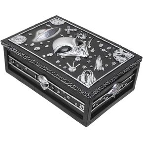 Pacific Giftware UFO Alien Box, 5.61-Inch Length