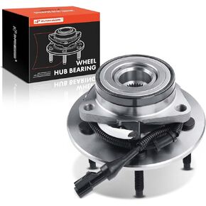 A-Premium Front Wheel Bearing and Hub Assembly with ABS & 5-Lug Compatible with Ford Expedition 1997-2000, Lincoln Navigator 1998-2000, 4WD Only