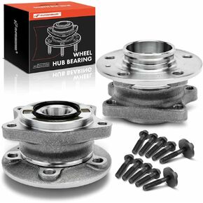 A-Premium 2 x Rear Wheel Bearing and Hub Assembly Compatible with Volvo XC90 2003-2014, AWD Only