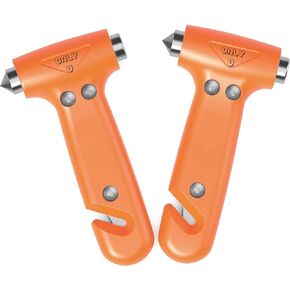 Car Escape Tool, Car Accessories, Safety Essentials, Window Breaker, Seat Belt Cutter, Hammer, Safe, Survival, 2/PK