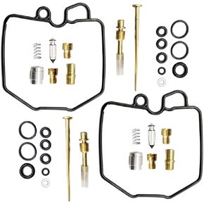 2Pcs Carburetor Rebuild Kit Compatible with Honda CM400 CM400T CM400C CM400E 1980 1981 Main Jet #118#72 & Needle # D329
