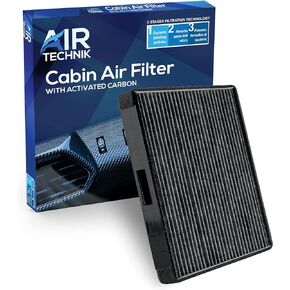 AirTechnik CF10329 Cabin Air Filter w/Activated Carbon | Fits 2001-2006 Hyundai Elantra, 2003-2008 Tiburon, 2008-2010 Entourage, 2006-2010 Kia Sedona - CU2356