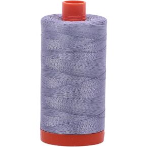 خيط قطن Aurifil Mako صلب 50 واط، 1422 ياردة، رمادي بنفسجي