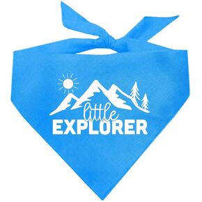 Little Explorer Dog Bandana (Black, XS 514)