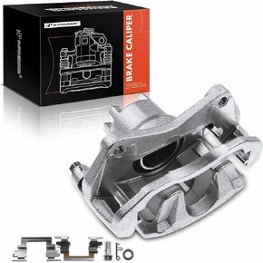 A-Premium Disc Brake Caliper Assembly with Bracket Compatible with Select Mitsubishi Models - Lancer 2008-2017 - Front Left Driver Side