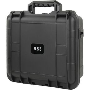 RS3 Hard Case,Carrying Case for DJI Ronin RS 3 Gimbal Stabilizer Protection Accessories,Shockproof, RS3 Waterproof Case,Black[Case Only]