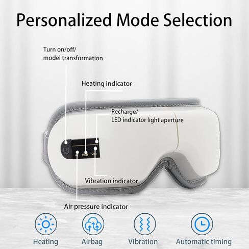 Nadie Eye Massage with Heat, Smart Eye Massager Tool, Temple Massager Heat Eye Mask, Birthday Gifts in Saudi Arabia