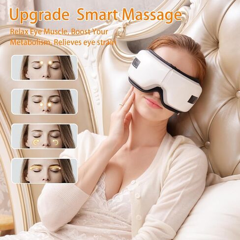 Nadie Eye Massage with Heat, Smart Eye Massager Tool, Temple Massager Heat Eye Mask, Birthday Gifts in Saudi Arabia
