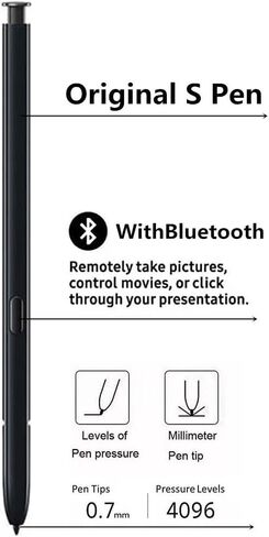 Note 10 S Pen (WithBluetooth),Stylus Touch S Pen Replacement for Samsung Galaxy Note 10 / Note 10+ Plus All Versions (Red) in Saudi Arabia