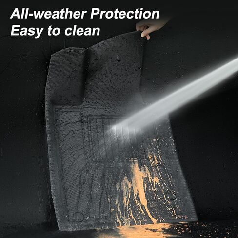 DrCarNow® for Hyundai Sonata Floor Mats 2024 2023 2022 2021 2020 & for Kia K5 Floor Mats 2021-2024 (ONLY FWD), Custom Accessories Fits for Sonata for K5 All Weather Floor Lines 1st & 2nd Rows in Kuwait