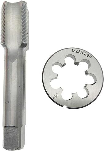 M28 x 1.25 مجموعة قوالب الصنبور RH اليد اليمنى M28x1.25 أداة اللولبة واللولبة آلة مخددة مستقيمة، M28 x 1.25 صنبور الخيط والقالب الدائري M28 x 1.25 الصنبور والقالب RH in Kuwait