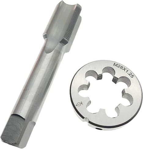 M28 x 1.25 مجموعة قوالب الصنبور RH اليد اليمنى M28x1.25 أداة اللولبة واللولبة آلة مخددة مستقيمة، M28 x 1.25 صنبور الخيط والقالب الدائري M28 x 1.25 الصنبور والقالب RH in Kuwait